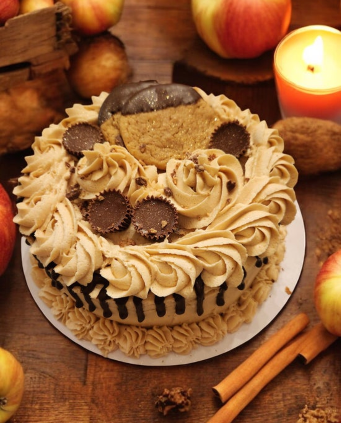 Peanut Butter Cake with Peanut Butter Frosting
