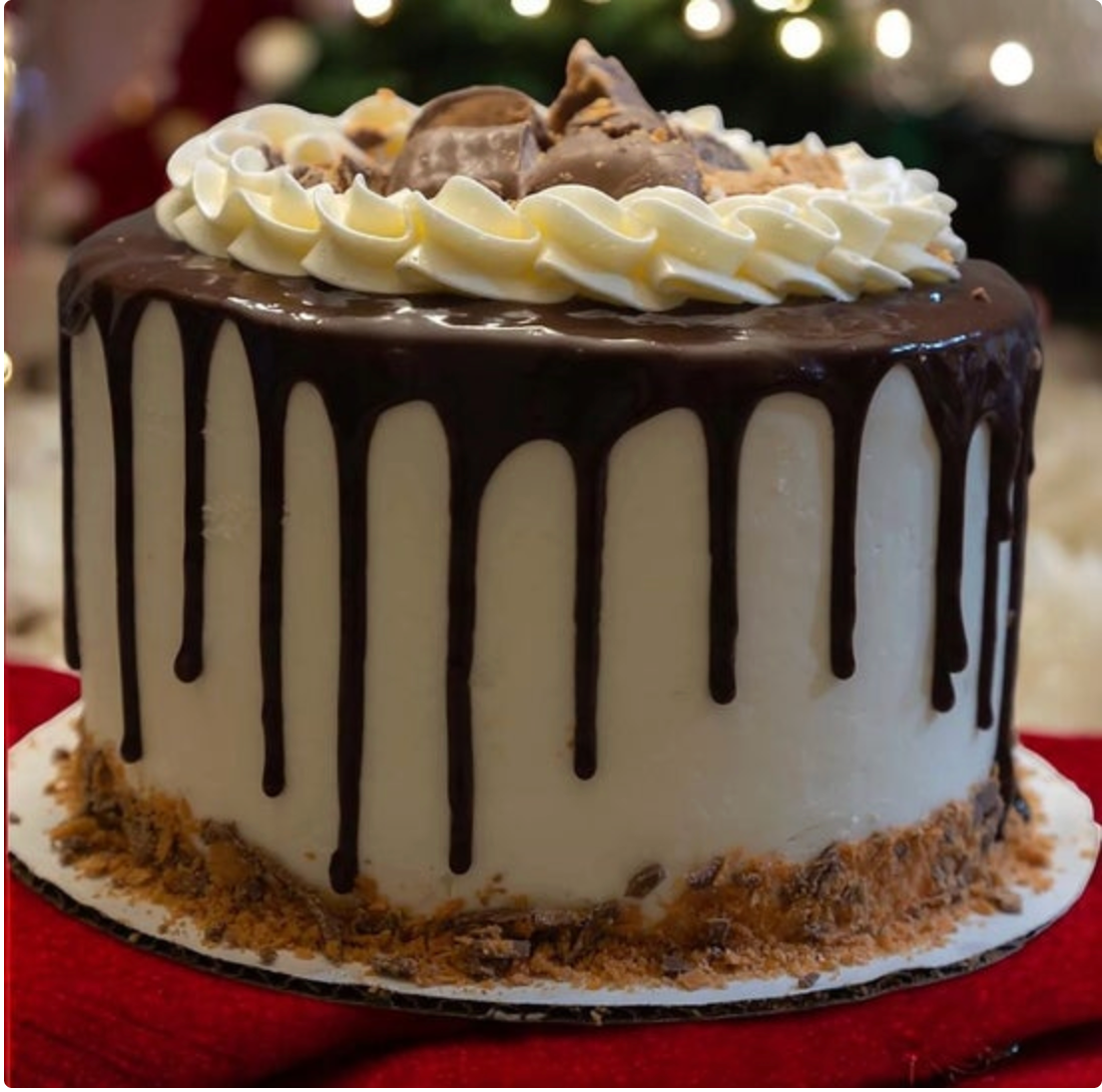 Chocolate Butterfinger Cake